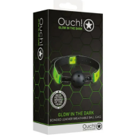 OUCH! Glow in the dark breathable ball gag
